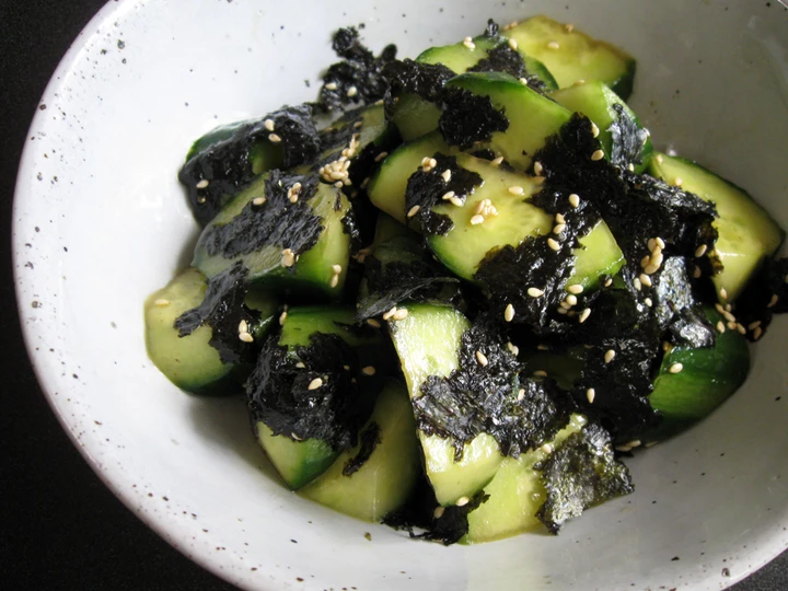 Easy Way Make Recipe Cucumber &amp;amp; Nori Salad that is Awesome, Tasty}