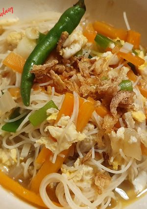 Foto resep Mihun/Bihun Rebus edisi simpel