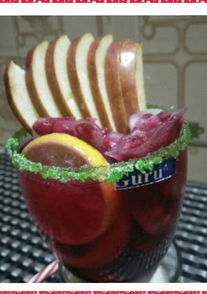 A picture of Pomegranate punch.