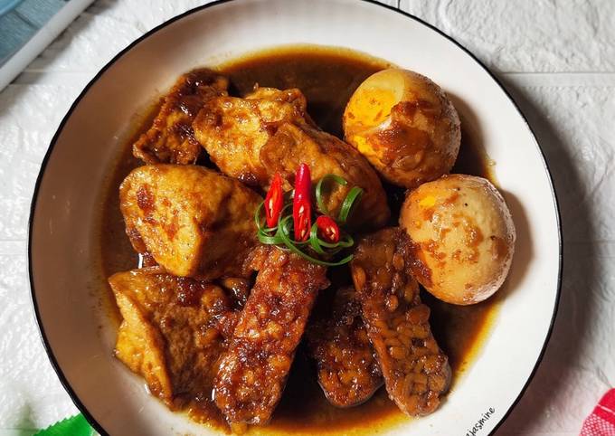 Resep Semur 3t Telur Tahu Tempe Ala Betawi Oleh Dapur Ala Mama