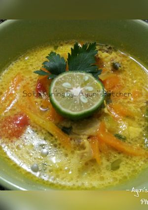 Foto resep Soto Kuning