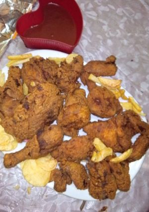 صورة لوصفة دجاج كنتاكي زي المطاعم 🍗