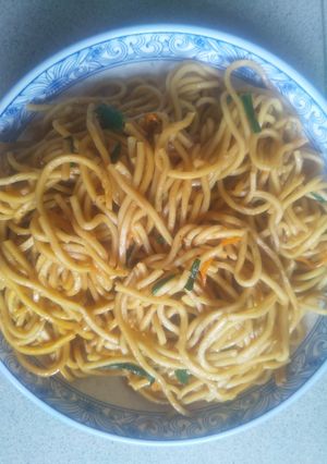 雞油炒麵 的食譜成品照片