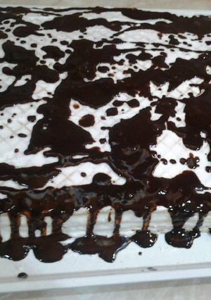 Sütés nélküli barackos túrós ostya recept fotója