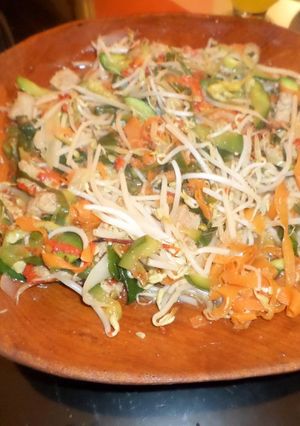 Una foto de Chop suey de cerdo