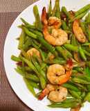 Đậu cô ve xào tôm nõn 🦐