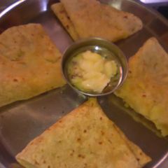 Shahi paratha of potato A picture of Shahi paratha of potato.
