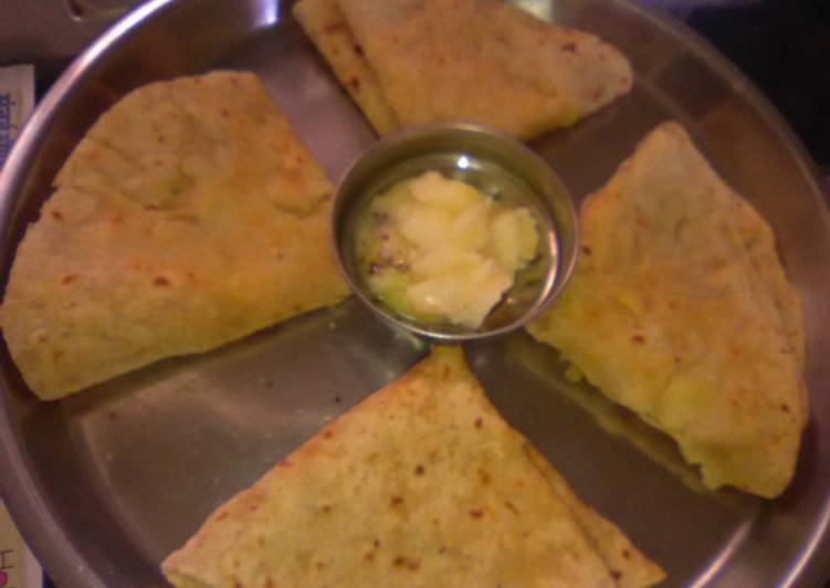 Shahi paratha of potato