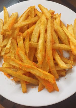 Hình của món Khoai tây lắc phô mai.