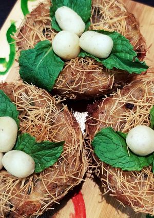 चिड़िया का घोंसला रेसिपी मुख्य फोटो