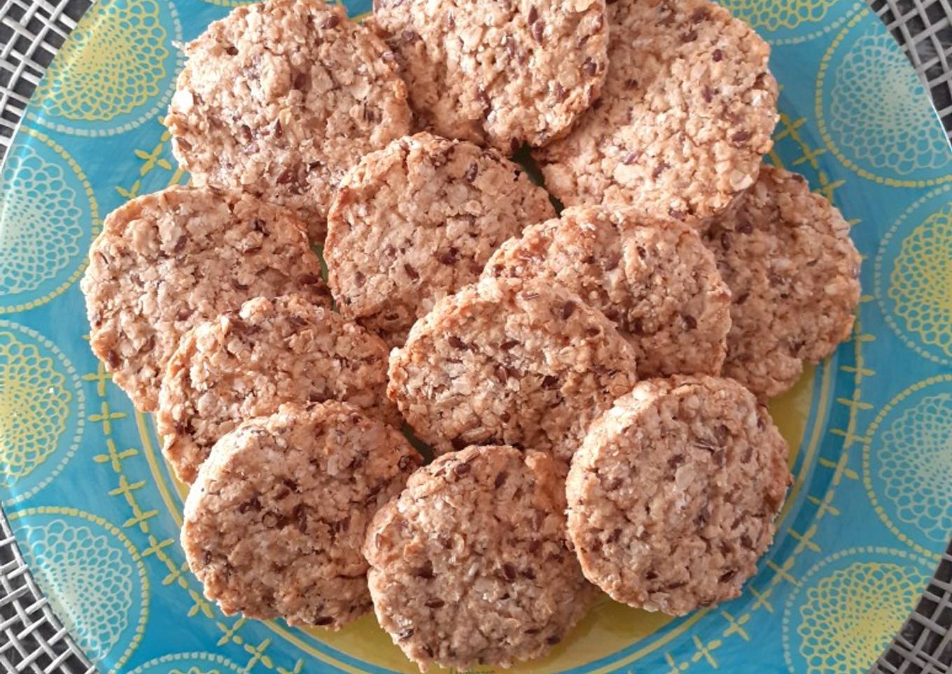 Biscuits aux Flocons D'avoine, G. de Lin et Vanille / Healthy