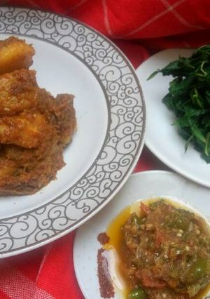 Foto resep Rendang komplit ucu (enak)