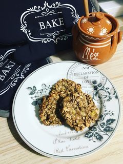Banános zabkeksz recept fotója