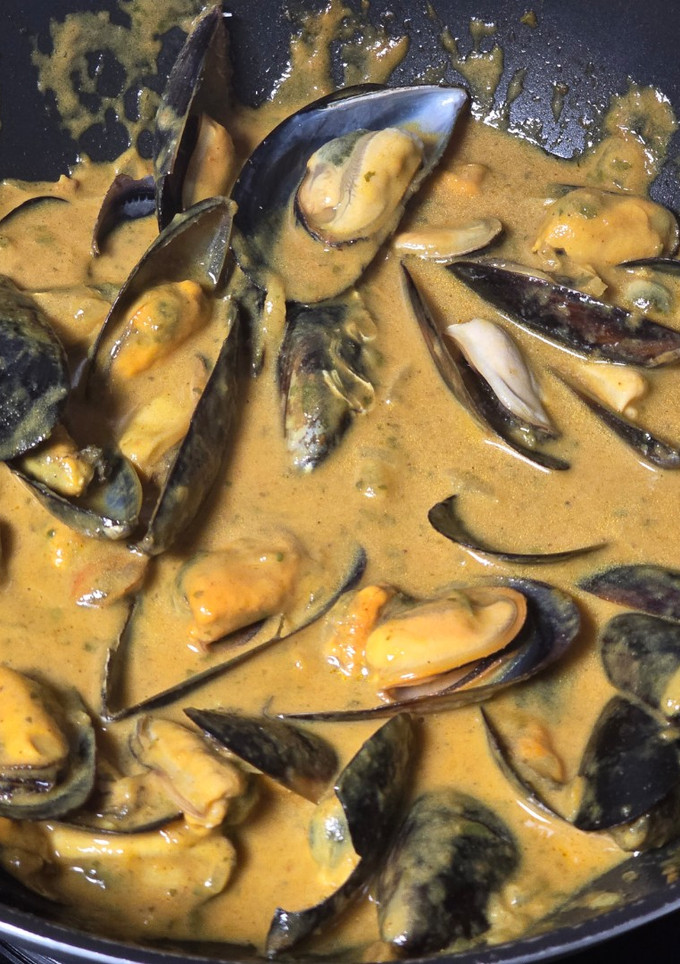 Una foto de Mejillones al curry