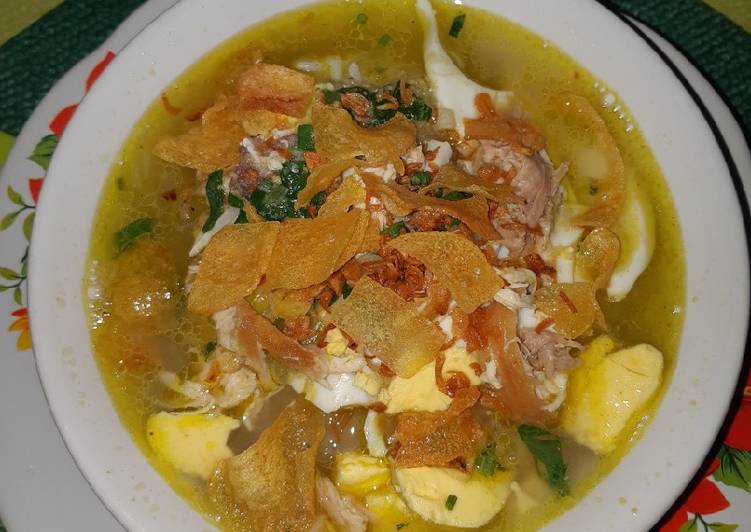 Cara Buat Soto Ayam Simpel, Maknyuss