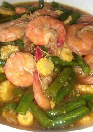 Foto resep Udang Tumis Sayur