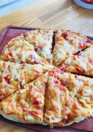 簡易披薩🍕 的食譜成品照片