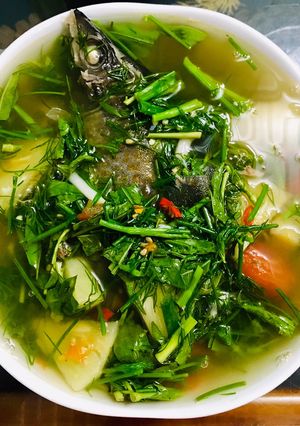Hình của món Cá dìa bông nấu ngọt.