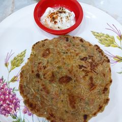 A picture of Lauki Paratha.