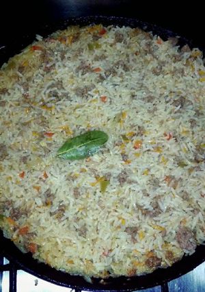 Una foto de Arroz al sartén