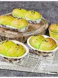Roti Pandan Talas Isi Srikaya