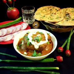 A picture of Kashmiri Dum Aloo.
