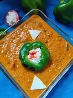 कैप्सिकम बटर मसाला (capsicum butter masala recipe in Hindi) रेसिपी मुख्य फोटो