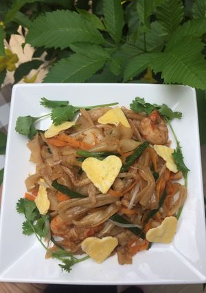 Hình của món Hủ tiếu xào Thái (Pad Thai).