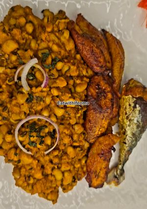 A picture of Beans and Fried Plantain Recipe.
