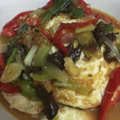 A picture of Oseng Telur mata sapi.