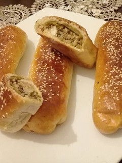 صورة لوصفة خبيزات محشيين بالفلفل واللحم المفروم