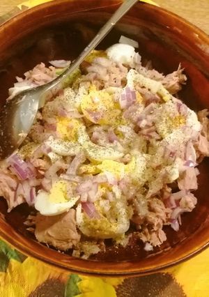 Avokádós tonhalsaláta recept fotója