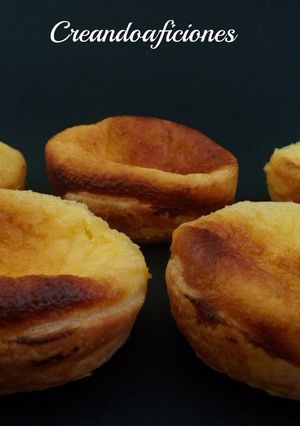 A picture of Portuguese Pastéis de Nata.