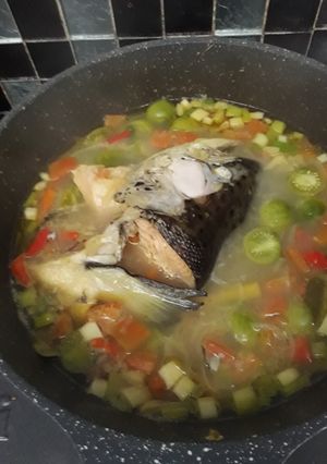Foto resep 117. Sup Kepala Ikan Salmon