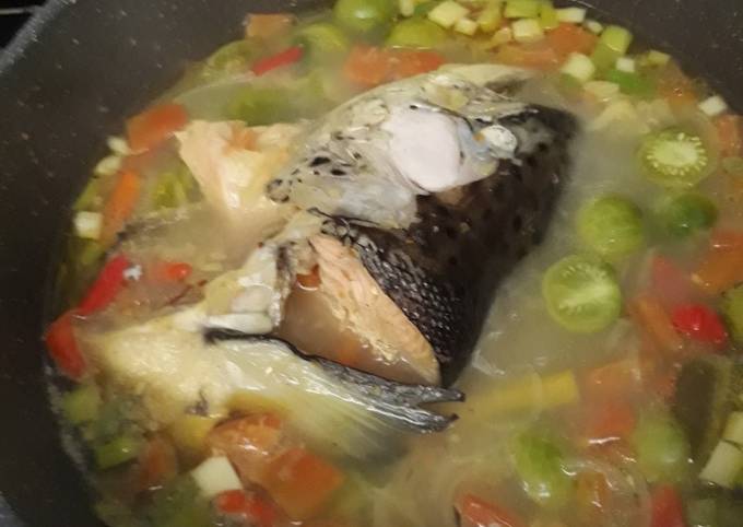 Resep 117 Sup Kepala Ikan Salmon Oleh Widya Ari Santi Cookpad