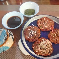Protein loaded vegetable tikki A picture of Protein loaded vegetable tikki.
