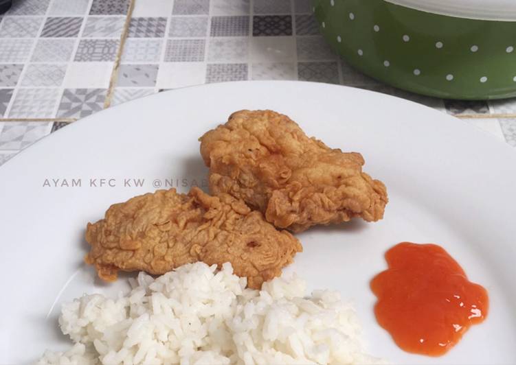 10 Resep: Ayam KFC Kw Super yang Lezat Sekali!
