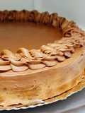 Tarta de chocolate, pera y cobertura chocolate cheesecream 🍫🍐