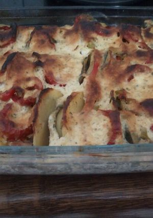 Rakott cukkini recept fotója