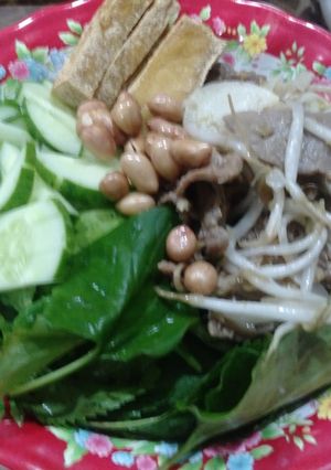 Hình của món Bún bò xào.