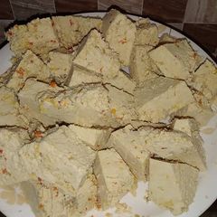 A picture of Awara with tarugu da albasa.