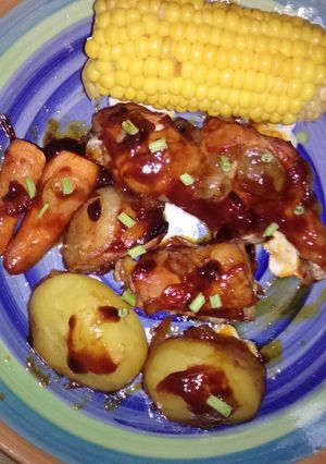 Foto resep Ayam Panggang Saus Kecap Inggris