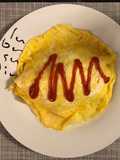 Tortilla con arroz (Omurice)