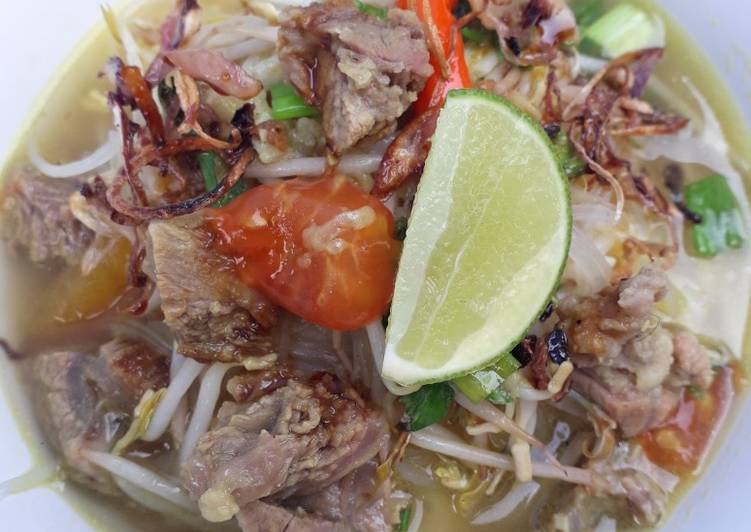 Resep Soto daging sapi 🐄 Anti Gagal