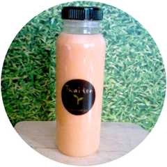 A picture of Milk thai tea.