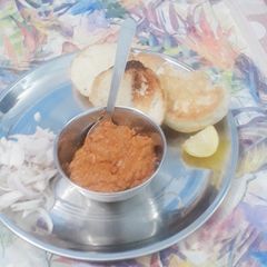 A picture of Yummy paav bhaji.