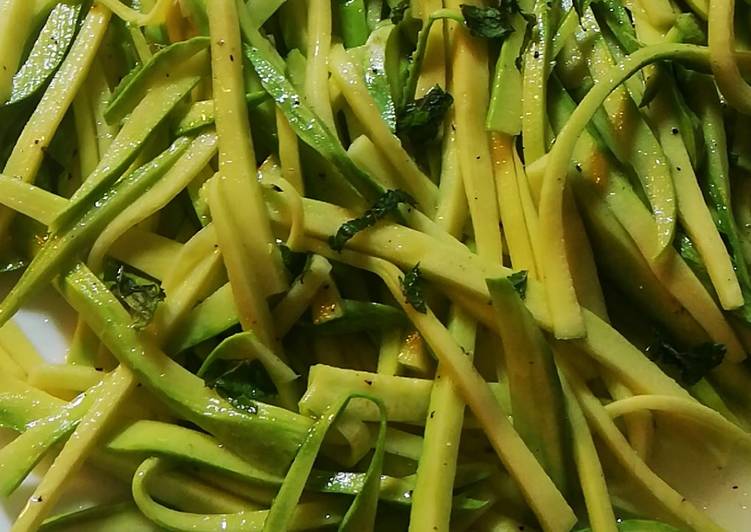 Step-by-Step Guide to Make Any-night-of-the-week Zucchine crude in pinzimonio 😋