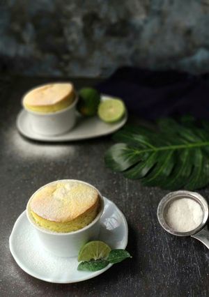 Foto resep Lime & Coconut Soufflé