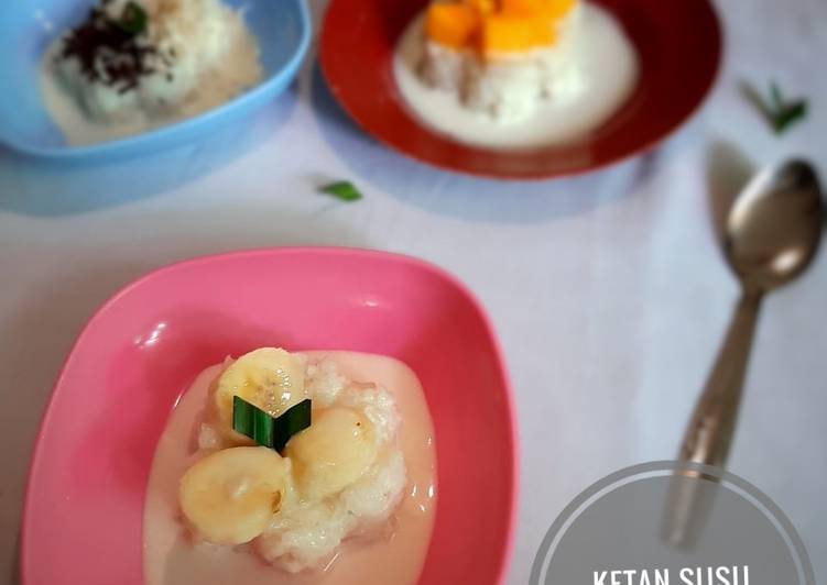 Resep Ketan Susu Aneka Topping ala PKL 67, Menggugah Selera