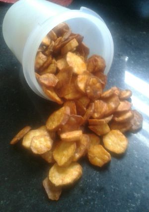 A picture of Sweet potato chips.